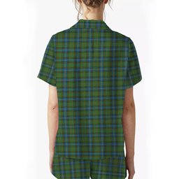 ScotsTee Shop Scottish MacMillan Hunting Ancient Women's Short Sleeve Short Set Tartan Pyjama Set