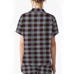ScotsTee Shop Scottish MacDonald Dress 3 Women's Short Sleeve Short Set Tartan Pyjama Set
