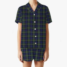 ScotsTee Shop Scottish MacFadzean or MacPhedran Women's Short Sleeve Short Set Tartan Pyjama Set