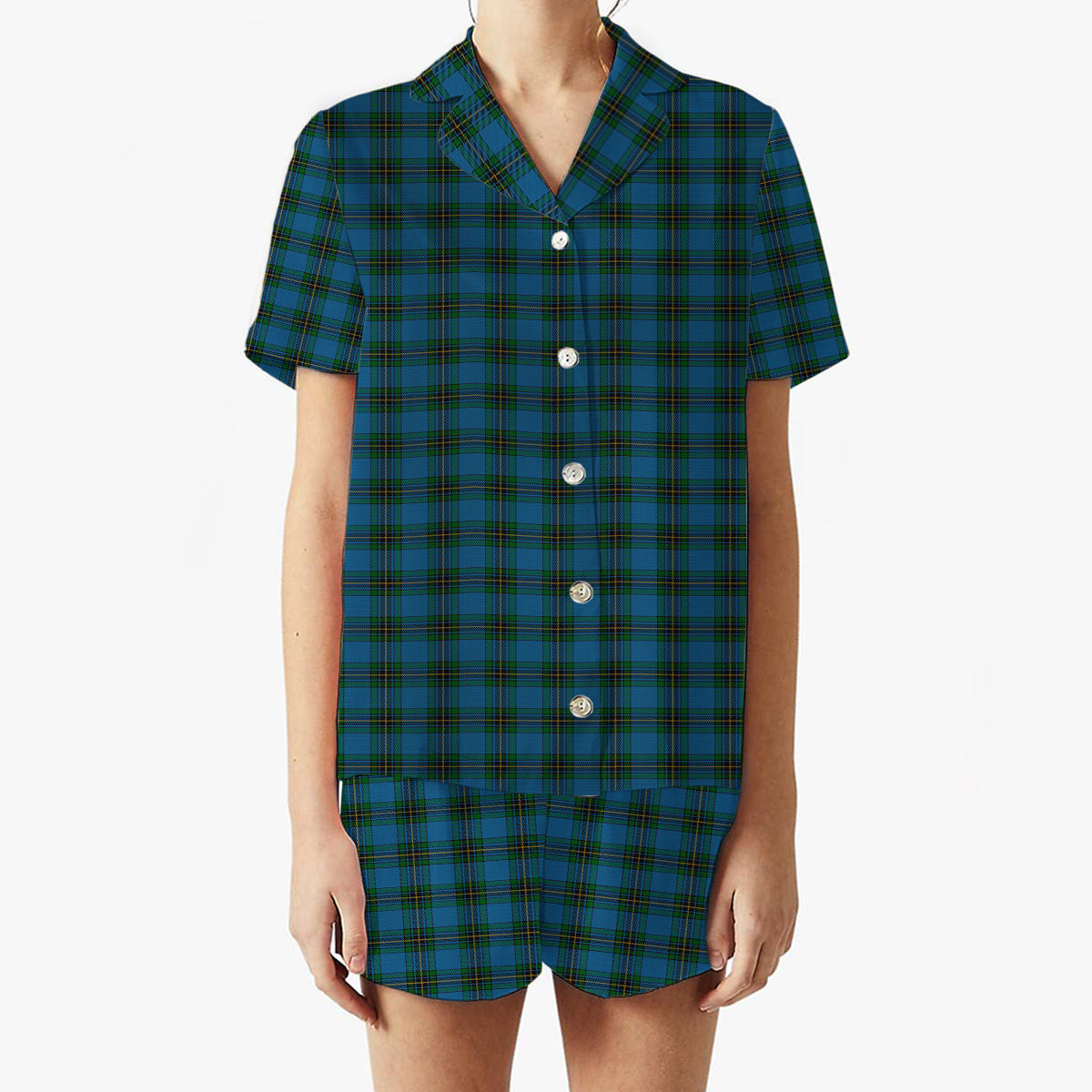 ScotsTee Shop Scottish Murray of Elibank Women's Short Sleeve Short Set Tartan Pyjama Set