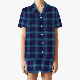 ScotsTee Shop Scottish McKerrell of Hillhouse Women's Short Sleeve Short Set Tartan Pyjama Set