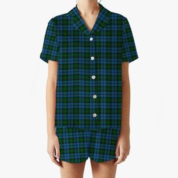 ScotsTee Shop Scottish Kerr Hunting Women's Short Sleeve Short Set Tartan Pyjama Set