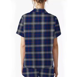 ScotsTee Shop Scottish Kinnaird Modern Women's Short Sleeve Short Set Tartan Pyjama Set