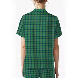 ScotsTee Shop Scottish Kennedy Ancient Women's Short Sleeve Short Set Tartan Pyjama Set
