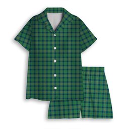 ScotsTee Shop Scottish Kennedy Ancient Women's Short Sleeve Short Set Tartan Pyjama Set