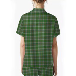 ScotsTee Shop Scottish Kennedy Ancient Clan Women's Short Sleeve Short Set Tartan Pyjama Set