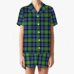 ScotsTee Shop Scottish Gordon Old Ancient Women's Short Sleeve Short Set Tartan Pyjama Set