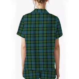ScotsTee Shop Scottish McPhail Hunting Ancient Women's Short Sleeve Short Set Tartan Pyjama Set