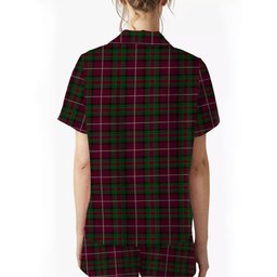 ScotsTee Shop Scottish Stewart of Bute Hunting Women's Short Sleeve Short Set Tartan Pyjama Set