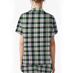 ScotsTee Shop Scottish MacNaughton Dress Modern Women's Short Sleeve Short Set Tartan Pyjama Set