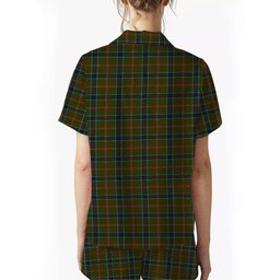 ScotsTee Shop Scottish MacLean of Kingairloch Women's Short Sleeve Short Set Tartan Pyjama Set