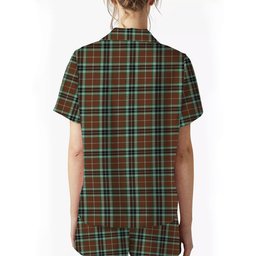 ScotsTee Shop Scottish Thompson Hunting Modern Women's Short Sleeve Short Set Tartan Pyjama Set