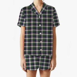 ScotsTee Shop Scottish Malcolm Dress Modern Women's Short Sleeve Short Set Tartan Pyjama Set