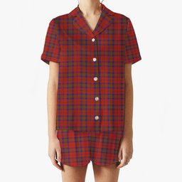 ScotsTee Shop Scottish Ross Old Ancient Women's Short Sleeve Short Set Tartan Pyjama Set