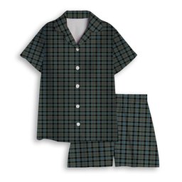 ScotsTee Shop Scottish Ochterlonie VS 1 Women's Short Sleeve Short Set Tartan Pyjama Set