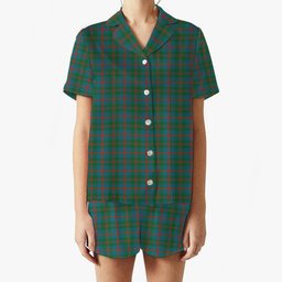 ScotsTee Shop Scottish Robertson of Struan Ancient Women's Short Sleeve Short Set Tartan Pyjama Set