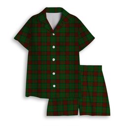 ScotsTee Shop Scottish Maxwell Hunting Women's Short Sleeve Short Set Tartan Pyjama Set