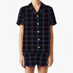 ScotsTee Shop Scottish Nairn Modern Women's Short Sleeve Short Set Tartan Pyjama Set