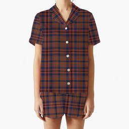 ScotsTee Shop Scottish Ogilvie 6 Women's Short Sleeve Short Set Tartan Pyjama Set