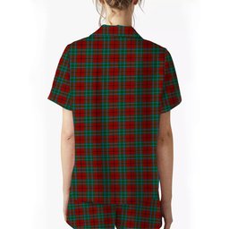 ScotsTee Shop Scottish McCook or Cook Women's Short Sleeve Short Set Tartan Pyjama Set