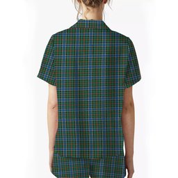 ScotsTee Shop Scottish Ogilvie (Ogilvy) Hunting Ancient Women's Short Sleeve Short Set Tartan Pyjama Set