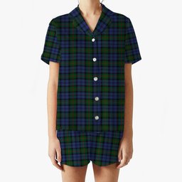 ScotsTee Shop Scottish Murray 1810 Women's Short Sleeve Short Set Tartan Pyjama Set