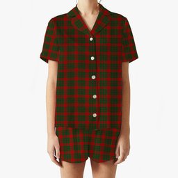ScotsTee Shop Scottish MacGregor of Glenstrae 2 Women's Short Sleeve Short Set Tartan Pyjama Set
