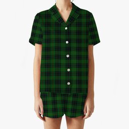 ScotsTee Shop Scottish MacKinross Women's Short Sleeve Short Set Tartan Pyjama Set