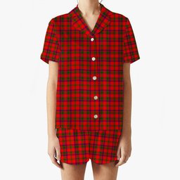 ScotsTee Shop Scottish MacColl Modern Women's Short Sleeve Short Set Tartan Pyjama Set