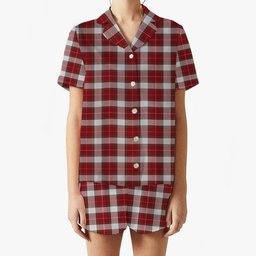 ScotsTee Shop Scottish MacFie Dress Ancient Women's Short Sleeve Short Set Tartan Pyjama Set