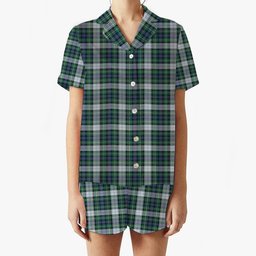 ScotsTee Shop Scottish McKenzie Dress Ancient Women's Short Sleeve Short Set Tartan Pyjama Set