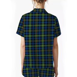 ScotsTee Shop Scottish Gow Hunting Modern Women's Short Sleeve Short Set Tartan Pyjama Set