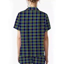 ScotsTee Shop Scottish Johnston Timothy Women's Short Sleeve Short Set Tartan Pyjama Set