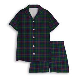 ScotsTee Shop Scottish Hart of Scotland Women's Short Sleeve Short Set Tartan Pyjama Set