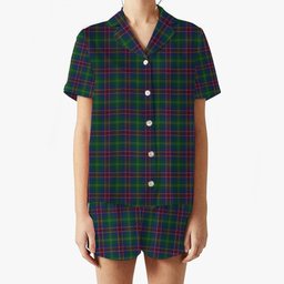 ScotsTee Shop Scottish Hart of Scotland Women's Short Sleeve Short Set Tartan Pyjama Set