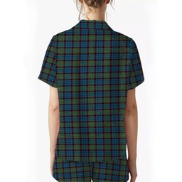 ScotsTee Shop Scottish McNicol Hunting Women's Short Sleeve Short Set Tartan Pyjama Set