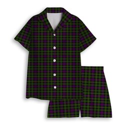 ScotsTee Shop Scottish Wilsons 064 Women's Short Sleeve Short Set Tartan Pyjama Set
