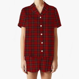 ScotsTee Shop Scottish Stewart of Rothesay 1 Women's Short Sleeve Short Set Tartan Pyjama Set