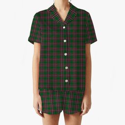 ScotsTee Shop Scottish McFarlane Hunting Women's Short Sleeve Short Set Tartan Pyjama Set