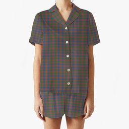 ScotsTee Shop Scottish McIntyre Ancient Women's Short Sleeve Short Set Tartan Pyjama Set