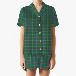 ScotsTee Shop Scottish Young Ancient Women's Short Sleeve Short Set Tartan Pyjama Set