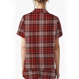 ScotsTee Shop Scottish MacDougall Dress Women's Short Sleeve Short Set Tartan Pyjama Set