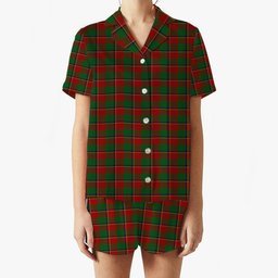 ScotsTee Shop Scottish Turnbull Dress Women's Short Sleeve Short Set Tartan Pyjama Set