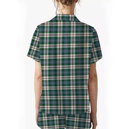 ScotsTee Shop Scottish MacLeod Of Californian Ancient Women's Short Sleeve Short Set Tartan Pyjama Set