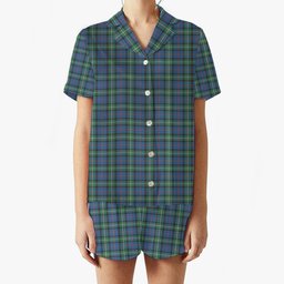 ScotsTee Shop Scottish MacPhail Hunting Ancient SC Women's Short Sleeve Short Set Tartan Pyjama Set