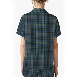 ScotsTee Shop Scottish Ralston UK Women's Short Sleeve Short Set Tartan Pyjama Set