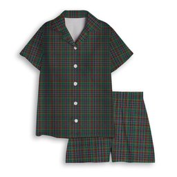 ScotsTee Shop Scottish Russell Old Ancient Women's Short Sleeve Short Set Tartan Pyjama Set