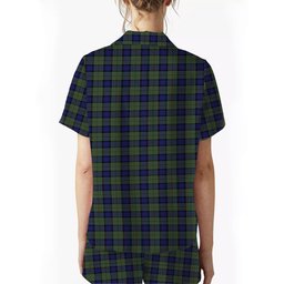 ScotsTee Shop Scottish MacLaren Women's Short Sleeve Short Set Tartan Pyjama Set