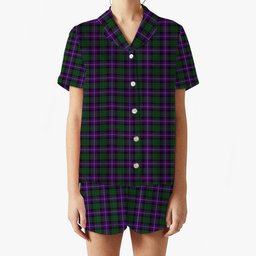ScotsTee Shop Scottish MacRae Hunting 1 Women's Short Sleeve Short Set Tartan Pyjama Set