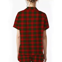 ScotsTee Shop Scottish MacGregor of Balquhidder Women's Short Sleeve Short Set Tartan Pyjama Set